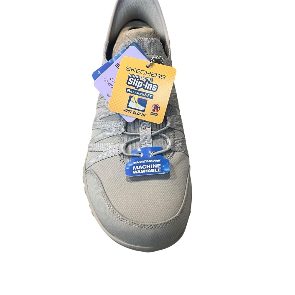 Skechers NEW 1000593 Breathe Easy Roll With Me Taupe Women’s hands free Sneakers - Picture 2 of 8